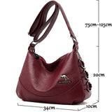 Women Crossbody Bags Soft Leather Shoulder Messenger Sac a Main