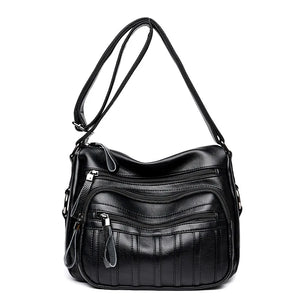 Leather Handbag Women Shoulder Bags Crossbody Messenger Bags Bolsas