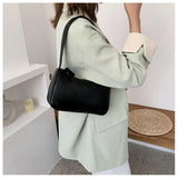Retro PU Leather Shoulder Clutch Mobile Phone Bag