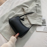 Retro PU Leather Shoulder Clutch Mobile Phone Bag