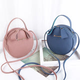 Small Round Bag Mini Messenger Bag Shoulder Bag