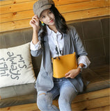 Yellow Women Handbags Set - Sac A Main Femme