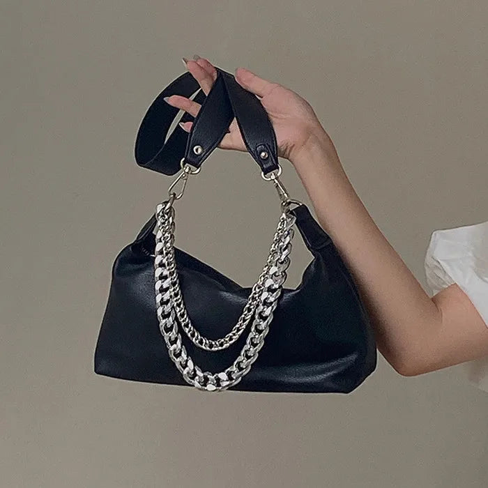 Women Messenger Bag PU Leather Chain Money Purse Shoulder Crossbody Bags