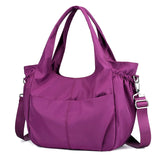 Nylon Women Big Capacity Shoulder Bag Lightweight Travel Bag