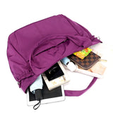 Nylon Women Big Capacity Shoulder Bag Lightweight Travel Bag