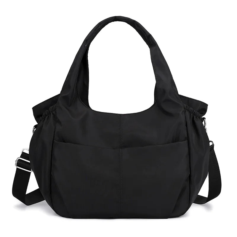 Nylon Women Big Capacity Shoulder Bag Lightweight Travel Bag