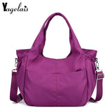 Nylon Women Big Capacity Shoulder Bag Lightweight Travel Bag