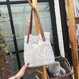 Embroidered Lace Ladies Handbag Shoulder Bag Wallet Travel Bag