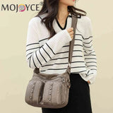 Women's Soft PU Leather Tote Bag for Weekend Vacation