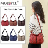 Women's Soft PU Leather Tote Bag for Weekend Vacation