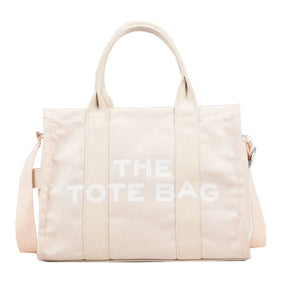 Casual High Canvas Shoulder Bag with Larger Capacity
