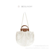 High Leather Shoulder Bags for Women Crossbody Bags Woven Bag