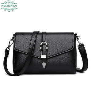 Women's High PU Leather Crossbody Bag Shoulder Handbag Wallet