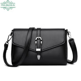 Women's High PU Leather Crossbody Bag Shoulder Handbag Wallet