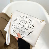 Ladies Hollowed-out Envelope Clutch Bag Versatile Messenger Handbag