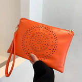 Ladies Hollowed-out Envelope Clutch Bag Versatile Messenger Handbag