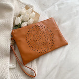 Ladies Hollowed-out Envelope Clutch Bag Versatile Messenger Handbag