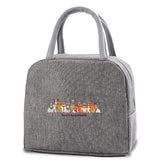 Dog Print Insulated Cooler Lunch Bag for Men and Women