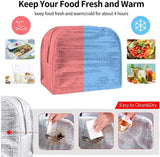 Ladies Insulated Lunch Bag Canvas Handbag Dinner Cooler Bags