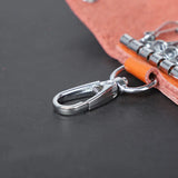 Leather Keychain Holder Organizer Pocket Purses