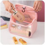 Large Capacity Cosmetic Bag PVC Travel Makeup Storage Bag