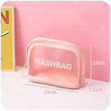 Large Capacity Cosmetic Bag PVC Travel Makeup Storage Bag