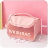 Large Capacity Cosmetic Bag PVC Travel Makeup Storage Bag
