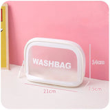 Large Capacity Cosmetic Bag PVC Travel Makeup Storage Bag