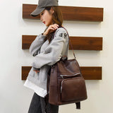 Large Capacity School Bag for Girls Anti-theft Women Backpacks