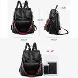 Large Capacity School Bag for Girls Anti-theft Women Backpacks