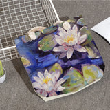 Large Capacity Floral Print Tote Shoulder Bag