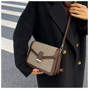 Women's Leather Crossbody Bag Small Shoulder Wallet