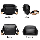 Women's High-End Leather Handbag Large Capacity Travel Bag