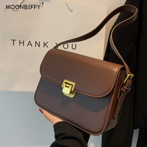 Ladies Leather Handbag Shoulder Bag Messenger Bag Envelope Bag High Purses