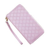 Long Double Zipper Wallet Handheld Purse Airpods Protective Sleeve