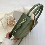 Summer Leather Shoulder Bag Women's PU Crossbody Small Square Bag