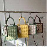 Summer Leather Shoulder Bag Women's PU Crossbody Small Square Bag