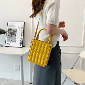 Summer Leather Party Shoulder Bag Women's PU Crossbody Small Square Bag