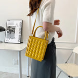 Summer Leather Party Shoulder Bag Women's PU Crossbody Small Square Bag