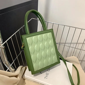 Summer Leather Party Shoulder Bag Women's PU Crossbody Small Square Bag