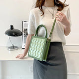Summer Leather Party Shoulder Bag Women's PU Crossbody Small Square Bag