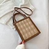 Summer Leather Party Shoulder Bag Women's PU Crossbody Small Square Bag