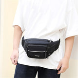 Men's Large Capacity Waist Bag Sports Crossbody Backpack