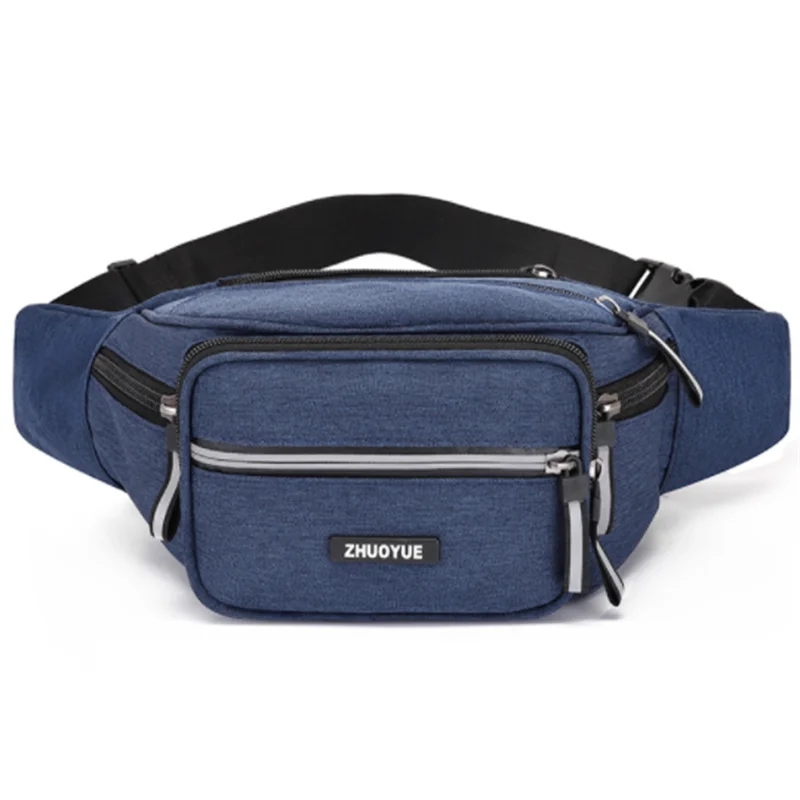 Large Capacity Men's Waist Bag Durable Sports Crossbody Backpack