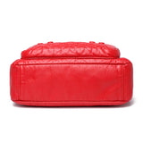 Women's Multilayer Crossbody Messenger Bag with Large Capacity