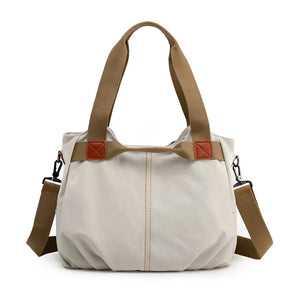 Large Capacity Canvas Messenger Bag for Women