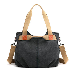 Large Capacity Canvas Messenger Bag for Women