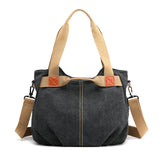 Large Capacity Canvas Messenger Bag for Women