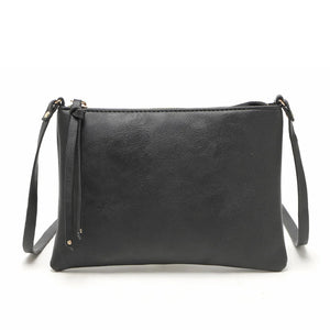 Vintage Leather Mini Shoulder Bag Crossbody Envelope Handbag
