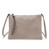 Vintage Leather Mini Shoulder Bag Crossbody Envelope Handbag
